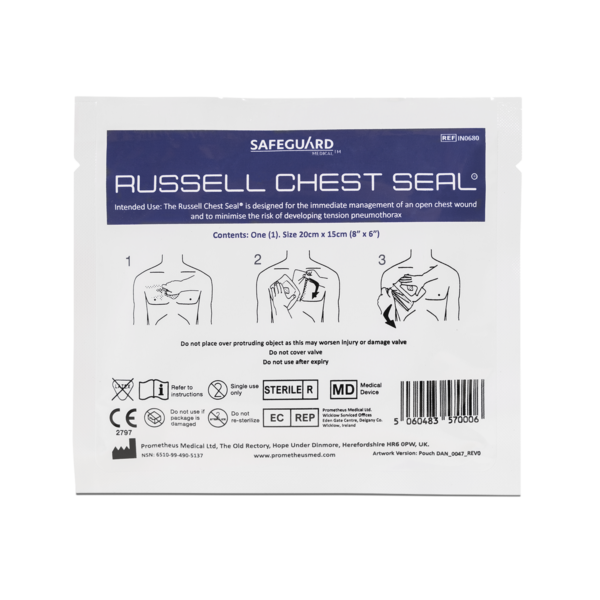 Opatrunek wentylowy Russell Chest Seal