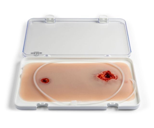 Model rany postrzałowej nogi z funkcją krwawienia (NW105)